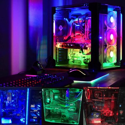 50/100/150/200cm RGB LED Strip Light PC Computer Case Decora