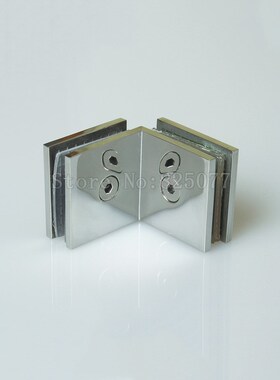 4PCS Cast 304 stainless steel 90 degree glass to glass hinge