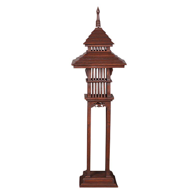Solid wood hotel garden lamp wooden courtyard lamp  south-ea