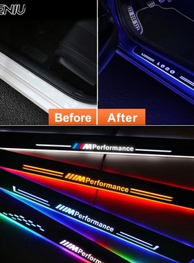 LED Door Sill for Bmw E90 E91 E93 2006-2011 Pedal Threshold