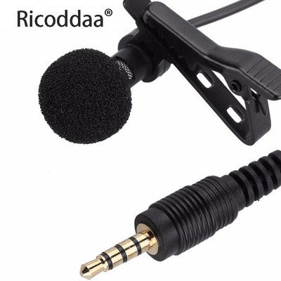 Microphone Clip-on Collar Tie Mobile Phone Lavalier Micropho