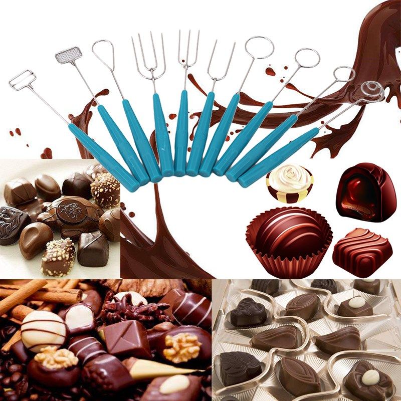 10pcs chocolate diy necessary kitchen baking tool party fond