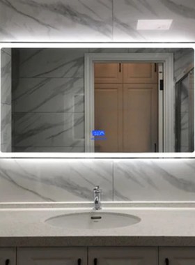 60x80cm 70x90cm Smart Bluetooth Rectangular Bathroom Mirror