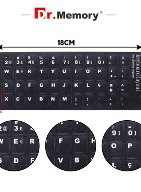 Portuguese Keyboard Stickers Layout Letters Replacement Not