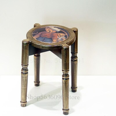 5800 Solid Wooden Dining Stool Fashion Creative Small Stool