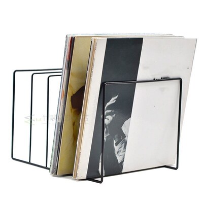 Metal LP Vinyl Record Display Shelf Turntable Storage Shelf