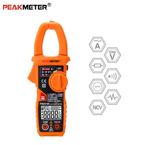 PEAKMETER PM2018S Portable Smart AC Digital Clamp Meter Mult