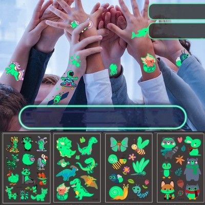 1pcs Tattoo Stickers Luminous Child Kid Temporary Fake Tatt
