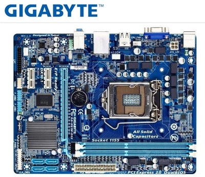 Original motherboard PC  GA-H61M-DS2 DDR3 LGA 1155  H61M-DS2