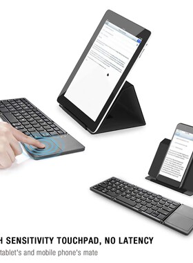 Ultra thin Mini Folding Keyboard Foldable Three system Wire