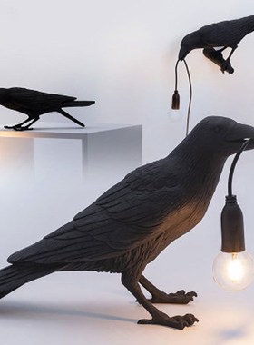 Nordic creative bird table lamp mobile  auspicious bird lam