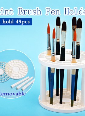Bgln Paint Brush Pen Holder 49 Holes Pen Rack Display Stand
