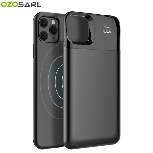 for iPhone 11 11 Pro Battery Charger Case 2 in 1 LED Displa
