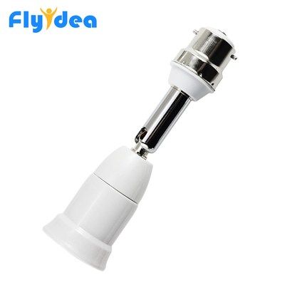 New Flexible E27 to B22 LED Lamp base Bulb Socket PC+ alumin