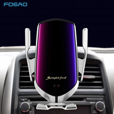 Automatic Clamping Car Wireless Charger 10W Quick Charge fo
