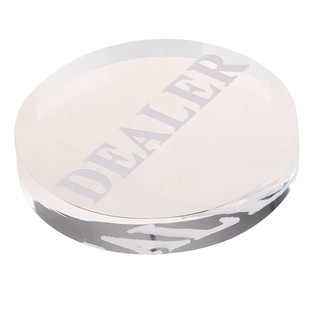 Poker Dealer Button Acrylic    Dealer for Poker Cards Game