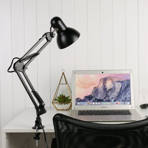 E27/E26 Led Bulb Lamps Table Black Desk Light AC85-265V Flex