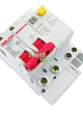 63A 2P RCBO RCD Circuit Breaker  DE47LE  DELIXI