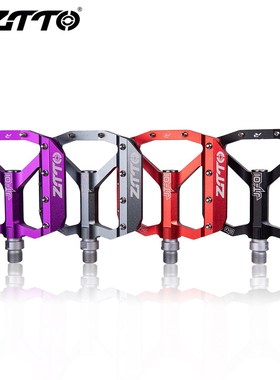 MTB Bearing Aluminum Alloy Flat Pedal Bicycle Good Grip Ligh