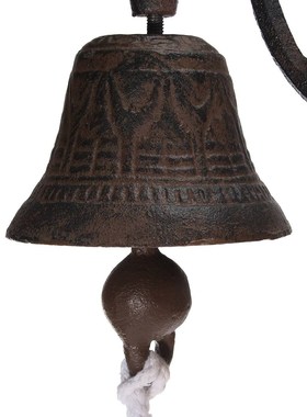 Iron Doorbell Garden Cast Iron Front Door Bell Rustic Welcom