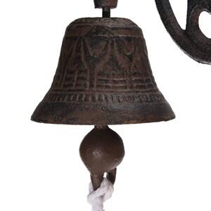 Iron Doorbell Garden Cast Iron Front Door Bell Rustic Welcom