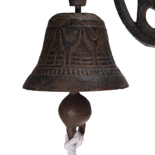 Iron Doorbell Garden Cast Iron Front Door Bell Rustic Welcom