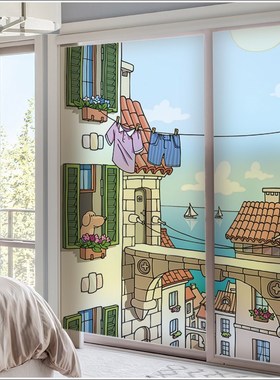 Customized Size Windows Glass Film Door Stickers Kids Kinde