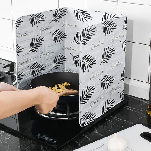 Hot Oil Barrier  Stove Cooking Heat Insulation Anti Splashi