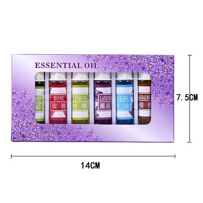 5ml 6 Flavor Water soluble Essential  6 pcs/set for Diffuser
