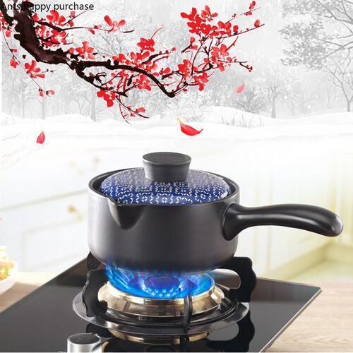 Japanese Style Casserole Ceramic Milk Pan Baby Pot Porridge
