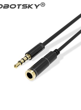 3.5 mm Jack Audio Cable OMTP/CTIA Male to Female Aux Extens