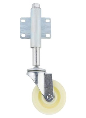 4 Inch Gate Wheel Nylon Spring Loaded Swivel Caster Wheel He