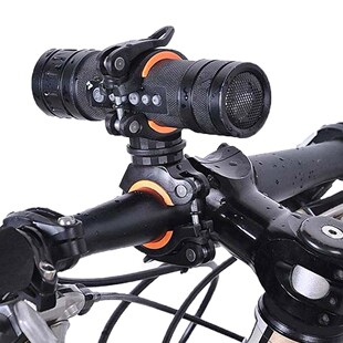 360 Degree Bicycle Rotating Light Holder LED Front Flashligh