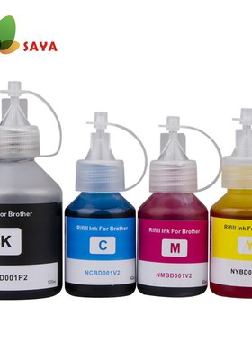 SAYA Specialized Refill Ink Kit 4 Colors Compatible For Bro