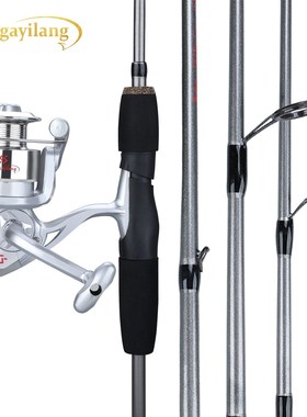 New 5 Section  Fishing Rod Reel Combo Portable 166cm Travel
