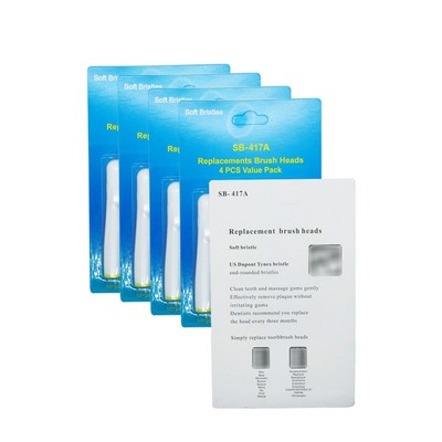 20PCS SB 417A Generic Replacement Brush Heads Fits for 3D E