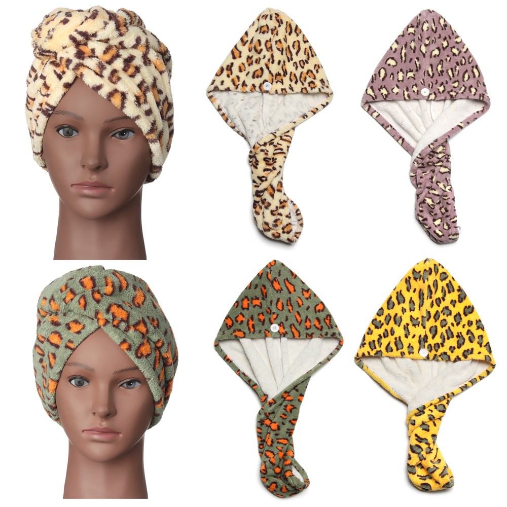 Microfiber Hair Towel Wrap Dry Hair Hat Hair Turban Bathing