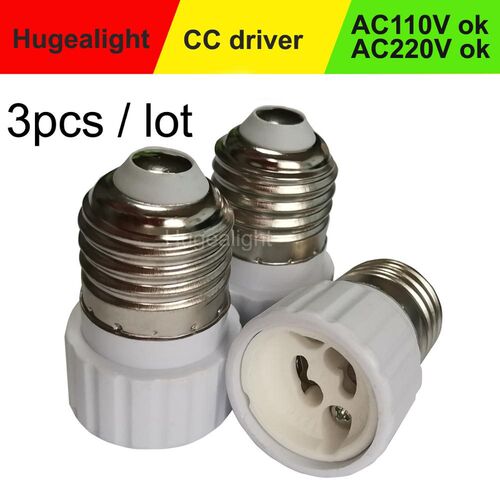 3pcs/lot Light Bulb Adapter Converter LED E27 To G10 Socket