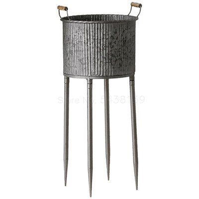 Yaris floor flower stand living room decoration retro old wr