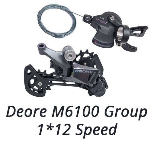 DEORE M6100 12s Groupset SL M6100 SHIFT LEVER + RD M6100 GS