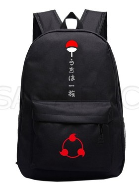 Naruto Uchiha Clan Sasuke Backpack School Bags for Teenage
