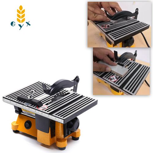 220V 60w Mini Table Saw/Mini Bench Saw for cut Stone Wood Co