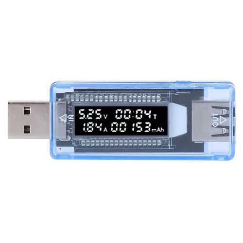 LCD USB Detector Voltmeter Ammeter Power Capacity Tester Vol