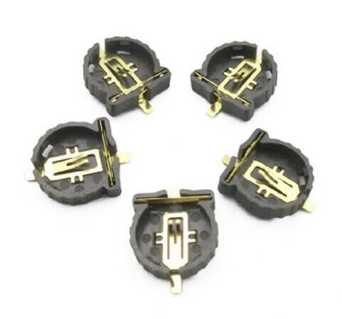 20PCS Button Battery Socket Clip Holder Box Case Portable CR