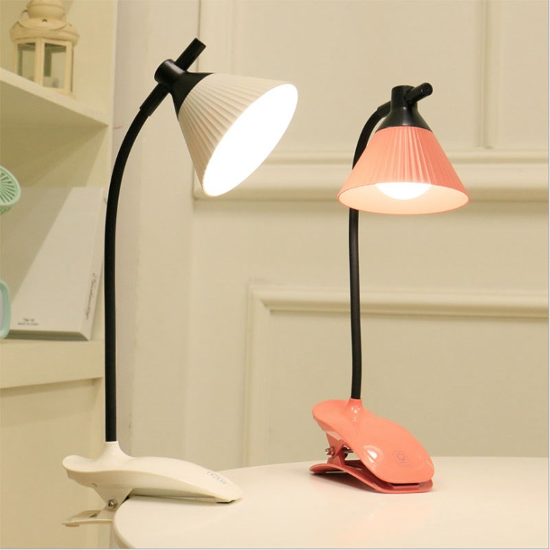 Table Lamp LED Lamp With Clip Flexo USB Rechargeable Desk L
