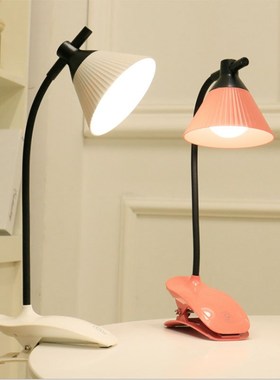 Table Lamp LED Lamp With Clip Flexo USB Rechargeable Desk L
