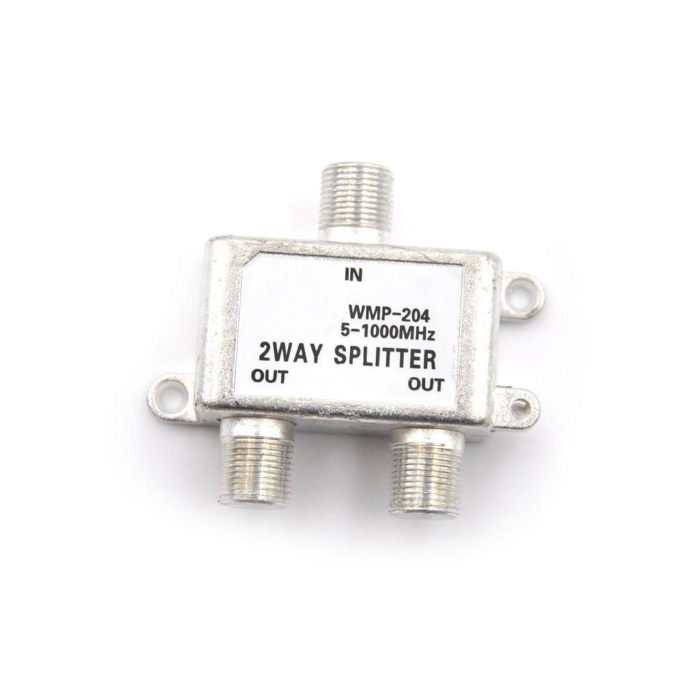 2 Way Splitter Signal Coaxial F Connector Cable TV Swit