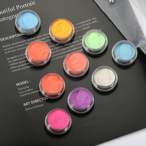 Holographic Powder on Nails Laser Silver Glitter Chrome Nai - 封面
