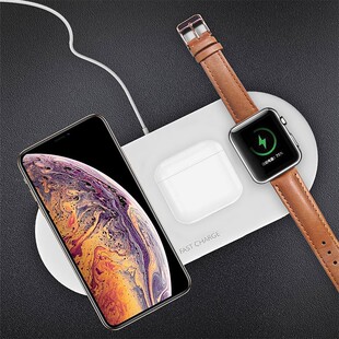 Draadloze Oplader 3 In 1 Qi Wireless Charger for Iphone SE