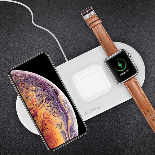 Draadloze Oplader 3 In 1 Qi Wireless Charger for Iphone SE
